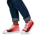 Men’s high top canvas shoes