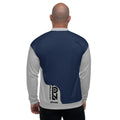 Navy & Gray Bomber Jacket