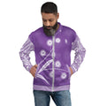 Violet Bomber Jacket