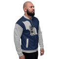 Navy & Gray Bomber Jacket