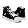 Men’s high top canvas shoes