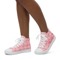 Women’s high top canvas shoes