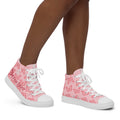 Women’s high top canvas shoes